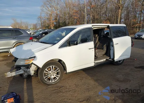 2012 Honda Odyssey Ex-L z USA, uszkodzony, nr VIN 5FNRL5H63CB111085